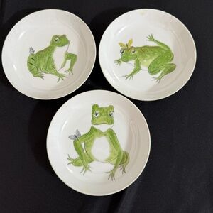 Tastesetter by Sigma 7.5" Coupe Soup Bowl Frolicking Frogs Made in Japan